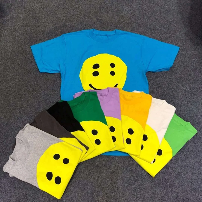 

CPFM W.W.C.D T Shirts Men Women Couple Lovers ASAP ROCKY Smiley Face W.W.C.D T-Shirt Summer Style Top Tees