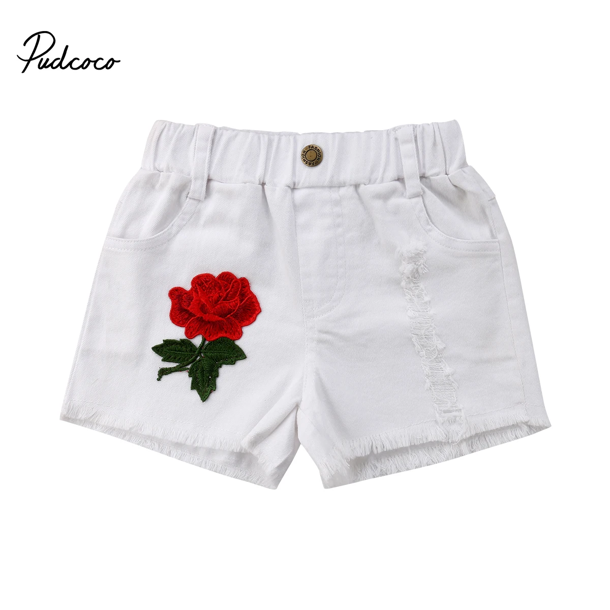 2018 Brand New 1 6Y Toddler Kid Baby Girls Summer Casual Shorts White