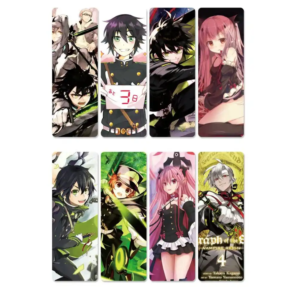 8pcs Owari No Seraph Anime Bookmark Tahan Air Transparan Pvc Plastik Bookmark Buku Yang Indah Tanda Hadiah Bookmark Aliexpress