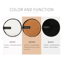 Двухсторонний косметический спонж моющийся макияж спонж для снятия спонж для нанесения пудры