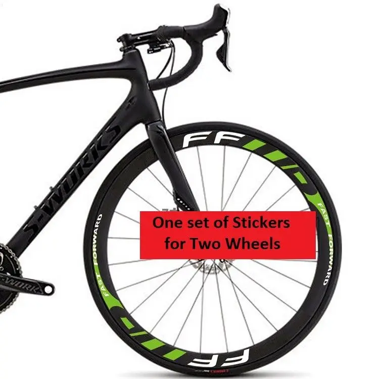 УГЛЕРОДНЫЙ дорожный велосипед обода колеса наклейки для быстрого вперед FF велосипед гоночный цикл наклейка