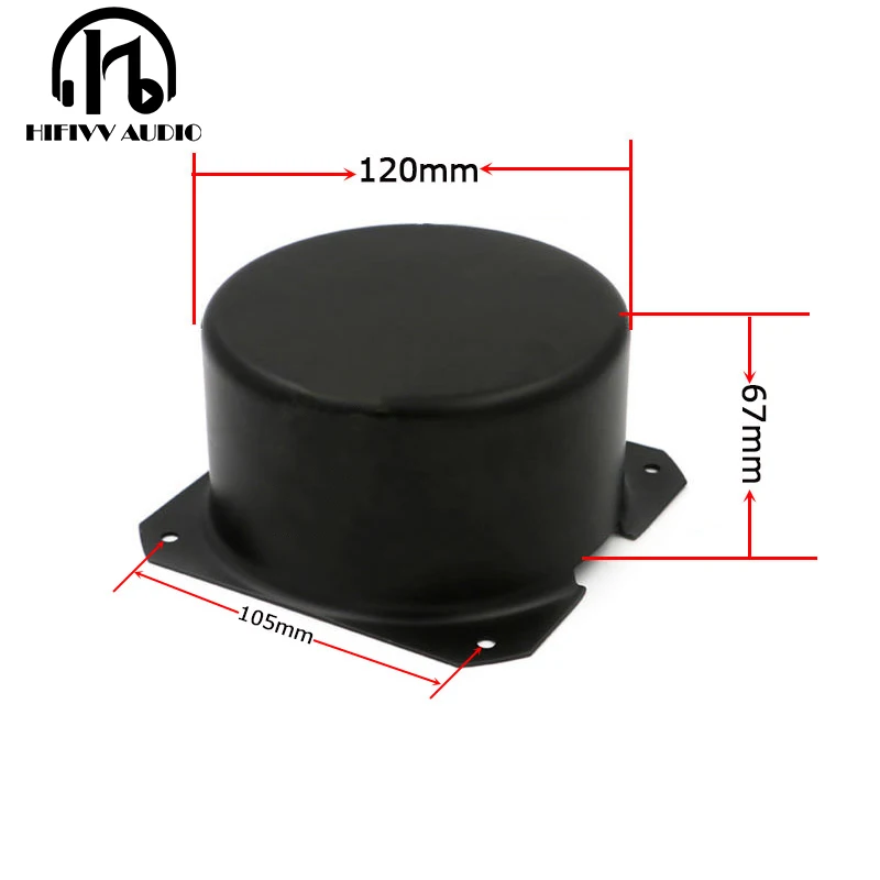 

HIFivv audio toroidal transformer circular cover the external size is 120*67mm balck metal Metal Shield cover