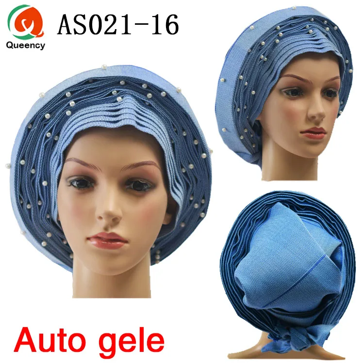 Queency Африканский готовые дамы Асо Оке авто-геле Headtie для свадьбы Multi-Цвет доступны DHL AS021