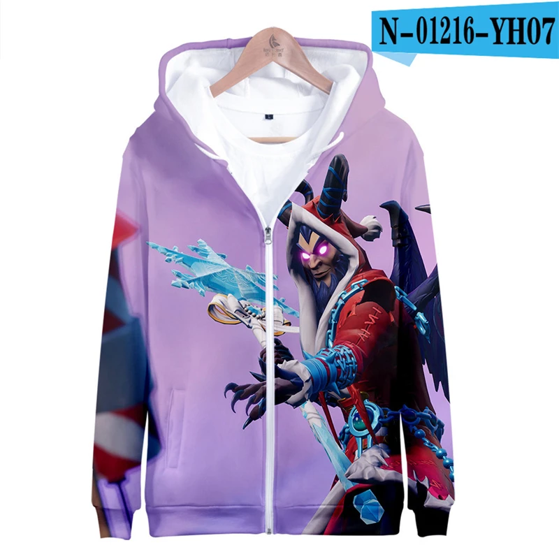 

Oversized Hoodie Sweatshirt Zipper Battle Royale Tracksuit Children Game Clothes Hooded Battle Royale Clothes Kid Clothes Zip Up