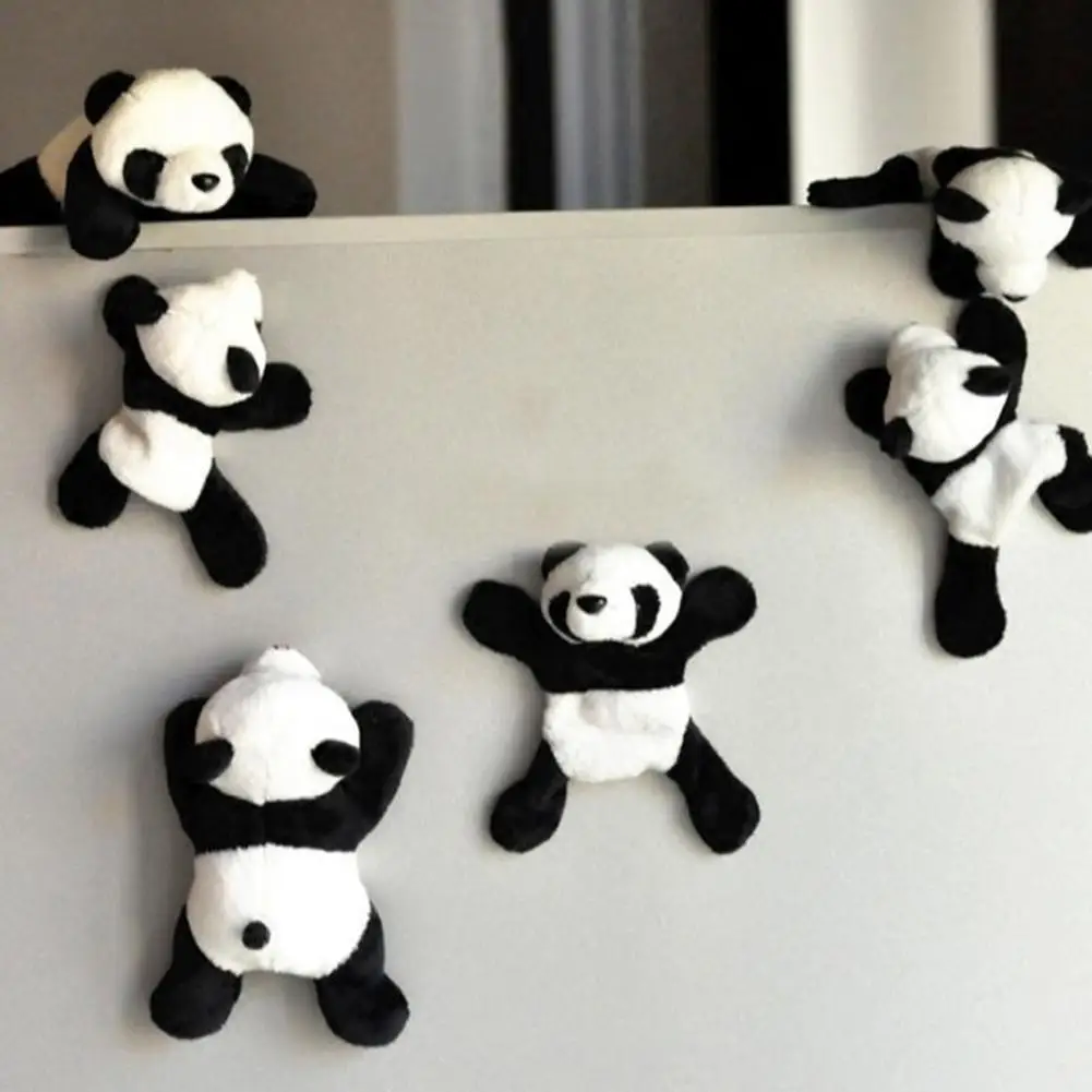 

1Pc New Cute Soft Plush Panda Fridge Magnet Refrigerator Sticker Gift Souvenir Home Decor