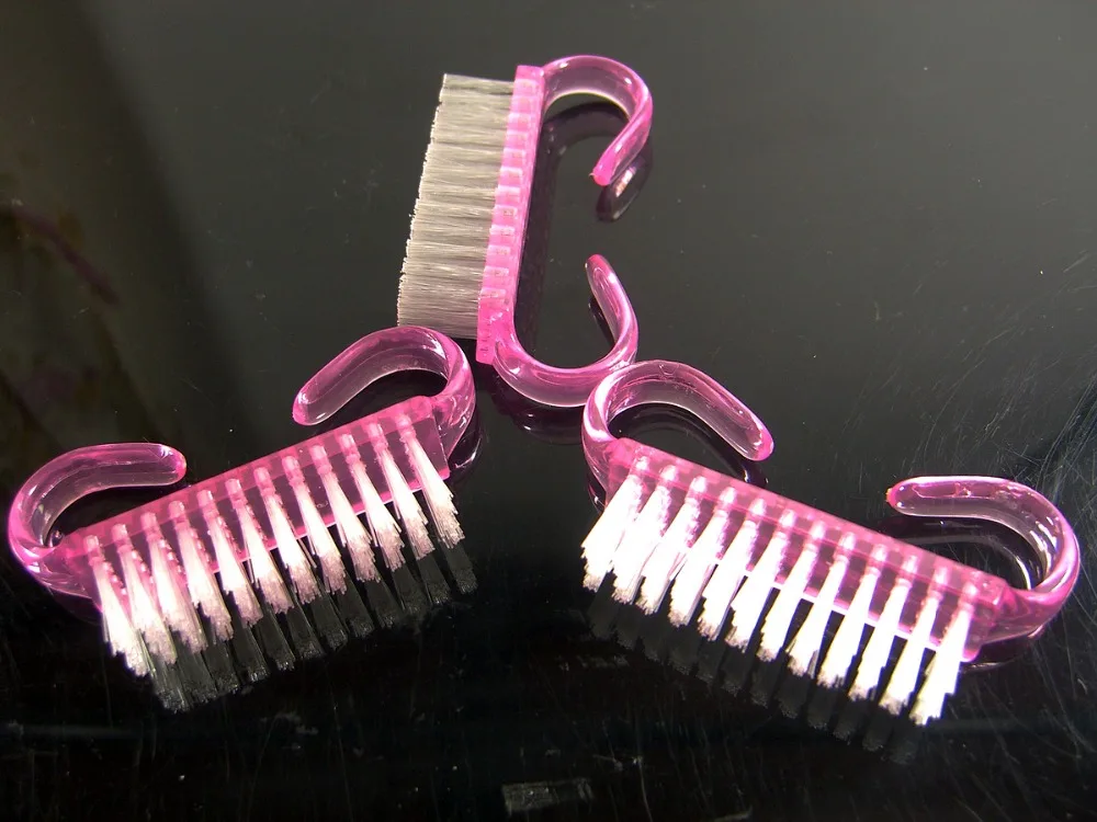 10X Nail Art Dust Cuticle Clean Cleaning Brush Manicure Pedicure Toolbrush manicureclean brush