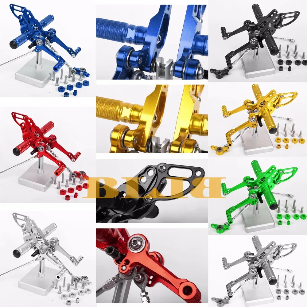 8 Colors CNC Rearsets For Ducati STREETFIGHTER 848 1100 All Years Rear