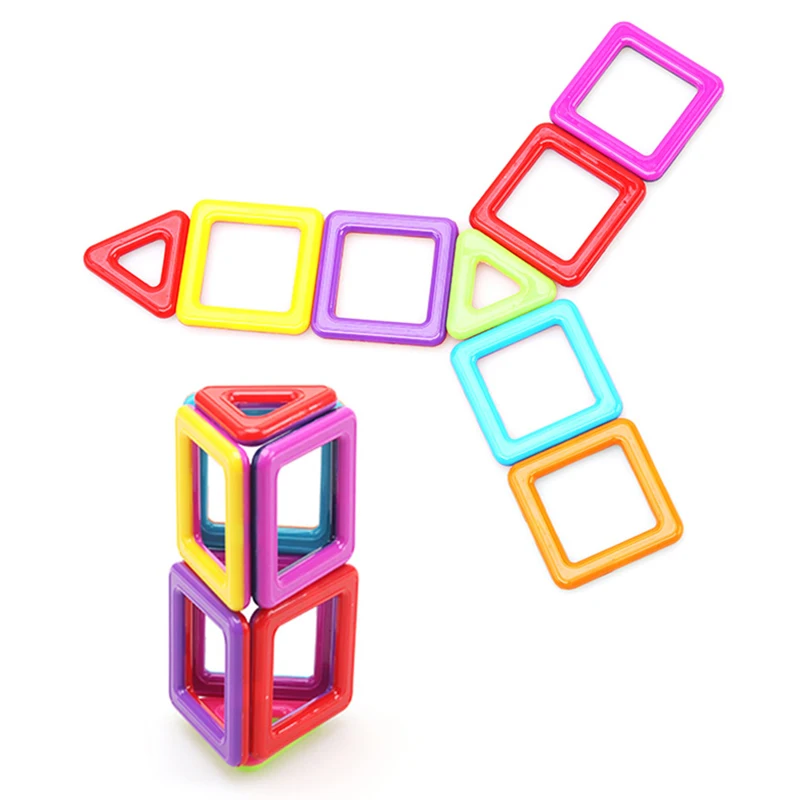 40 шт., мини-блоки, Магнитный конструктор, набор для строительства, модель и строительные игрушки, пластиковые магнитные блоки, развивающие игрушки