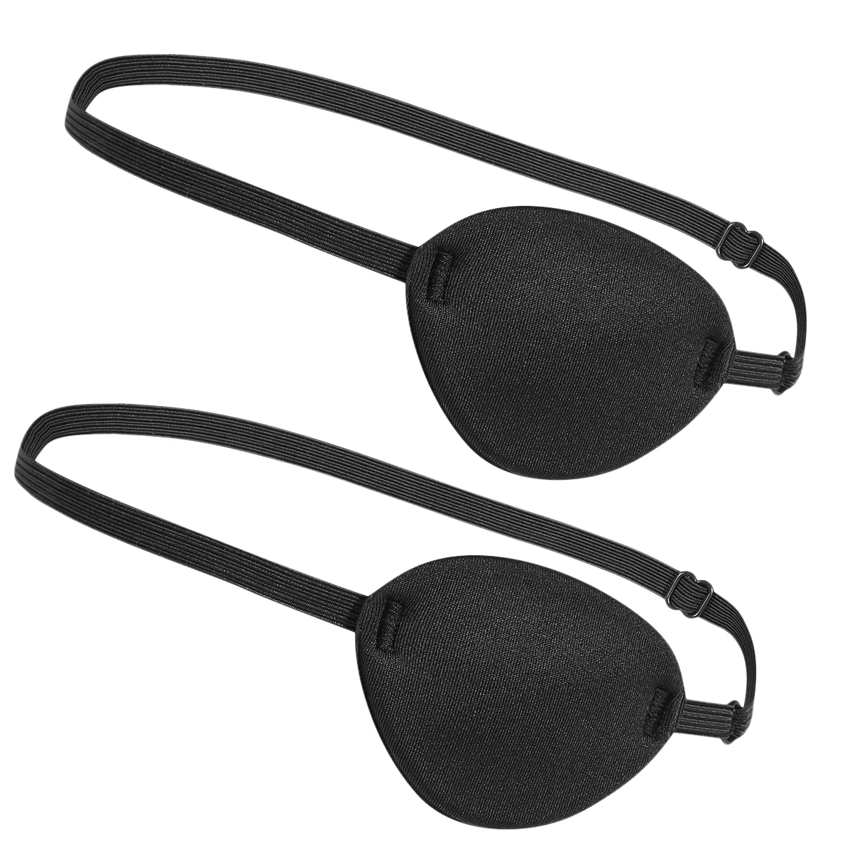

2pcs Single Eye Mask 3D Stereo Comfort Sponge Shading Cover Training Pirate Toy Eye Patch Eye Mask for Children Adult Kids