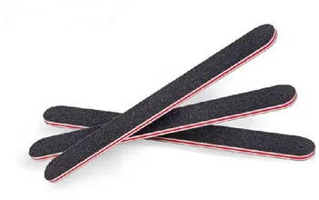 

100X nail art black sandpaper Nail Files Buffer Buffing Grit black Professional Slim Sandpaper + Hot!