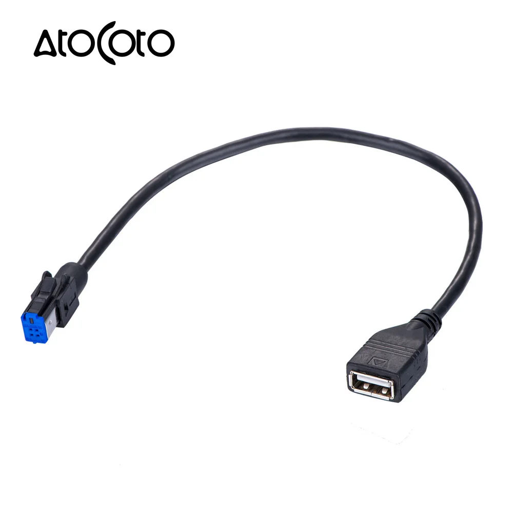 Car Radio Stereo Cable Adapter Female USB Connector for Nissan Teana