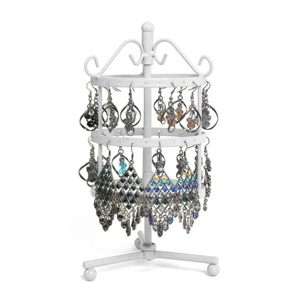 72 Отверстия металлическая стойка для украшений ожерелье держатель поворотный выставочный элемент Декор