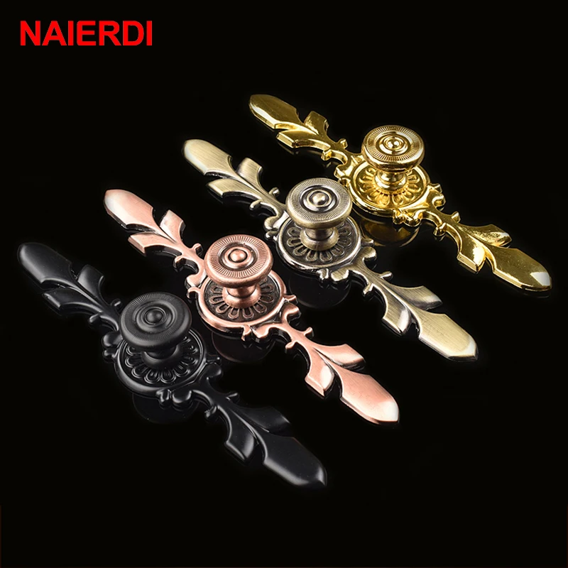 

5PCS NAIERDI 170MM Handles Cabinet Knobs Zinc Alloy European Drawer Pulls For Kitchen Door Cupboard Wardrobe Furniture Hardware