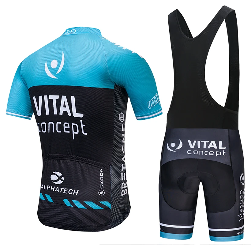 Команда pro vital Велоспорт Джерси нагрудники шорты для женщин Костюм Ropa Ciclismo мужские летние быстросохнущая велосипедный майон одежда