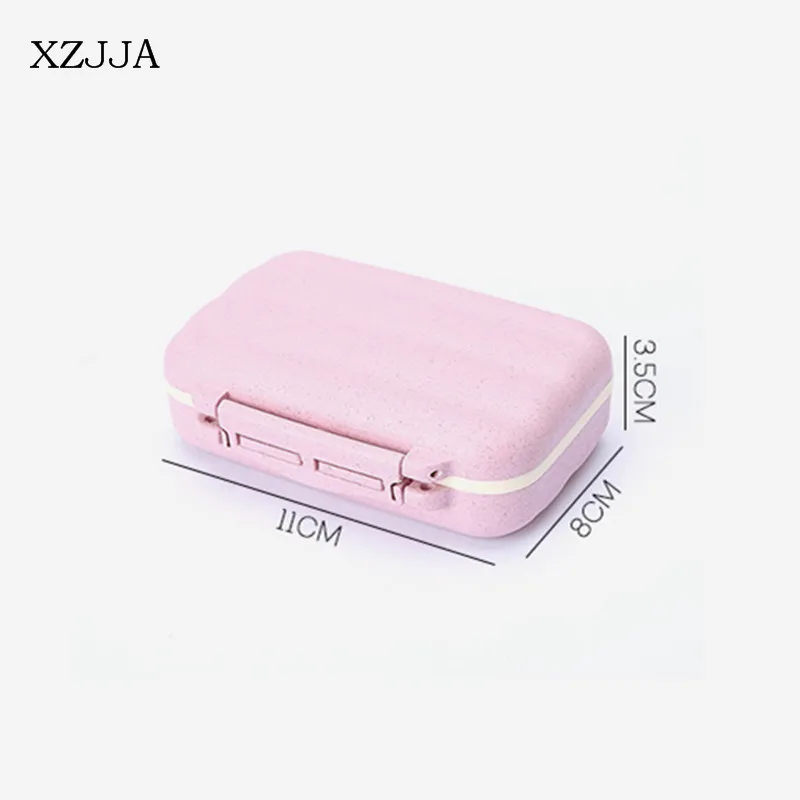 XZJJA портативный контейнер для хранения с 8 ячейками компактный двухслойный