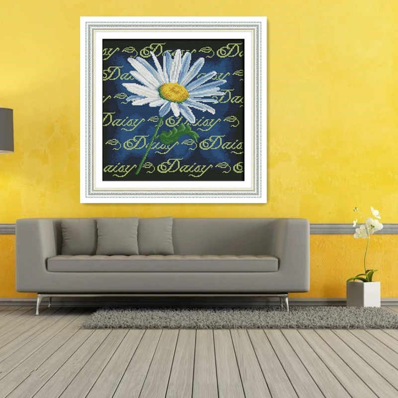 Набор для вышивки Маргаритка (2)|cross stitch set|chinese painting kitprinted cross |