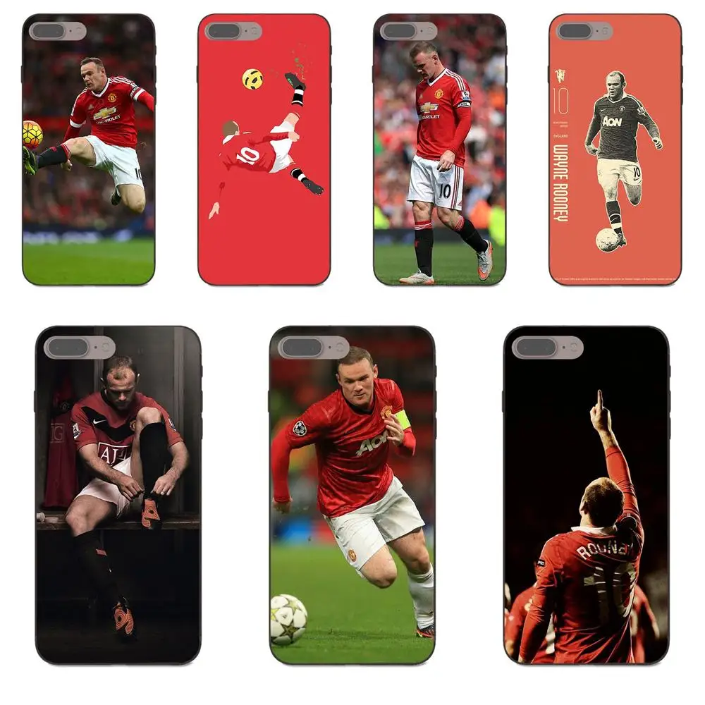 

For Galaxy C5 C7 J1 J2 J3 J330 J5 J6 J7 J730 2017 Ace Core Duo Max Mini Plus Prime Pro Clear Soft Shell Football Wayne Rooney