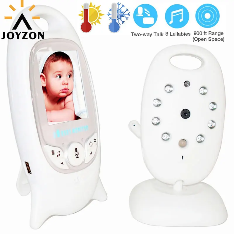 

Hot Wireless Video Baby Monitor with Camera Night VisionAudio Security Camera 2 Way Talk Temperature Monitoring with 8 Lullabies