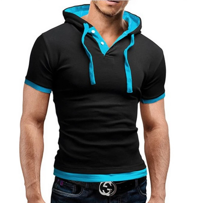 

Brand 2016 Mens Polo Shirt Short-Sleeve Solid Poloshirt Men Polo Homme Slim Mens Clothing Camisas Hooded Camisa Polo Shirt XXXL