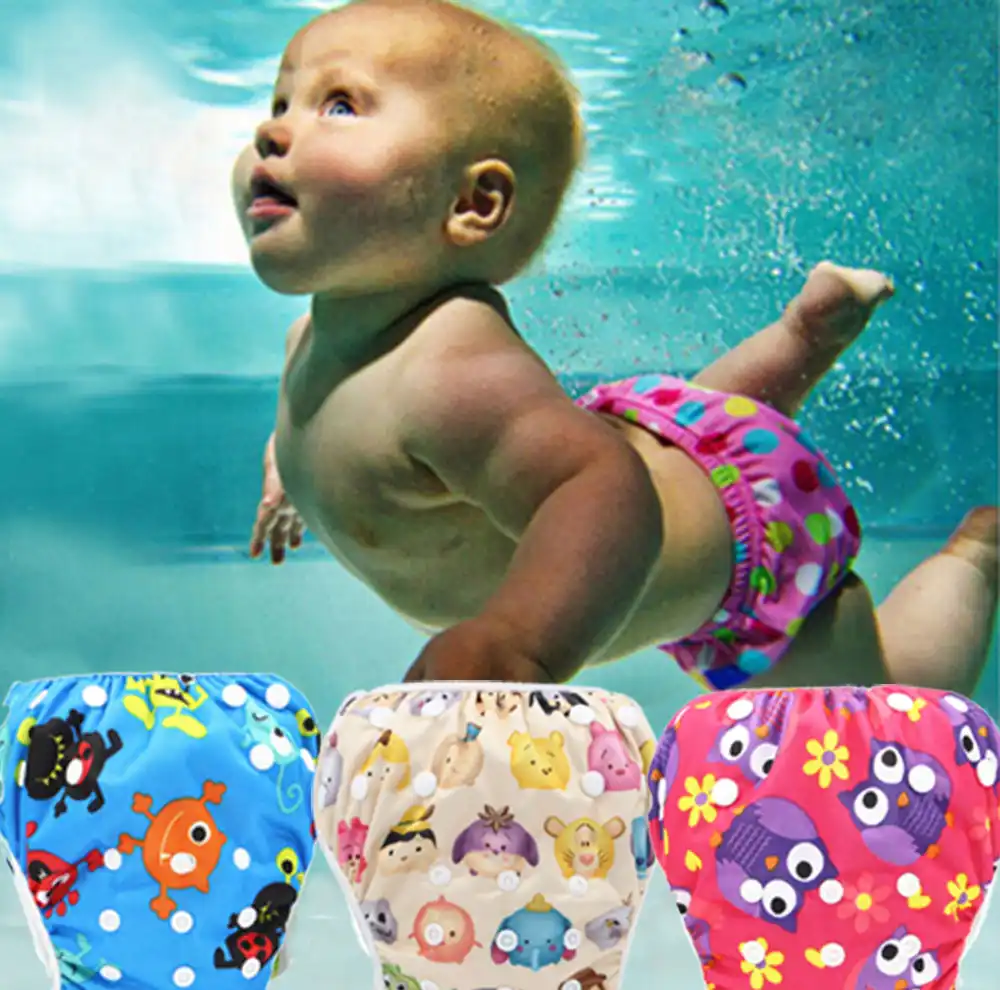 baby swim trunks with diaper