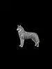 Мужская Винтажная брошь с серебристым покрытием Siberian Husky legend, модные ювелирные изделия, ручная работа ► Фото 2/2