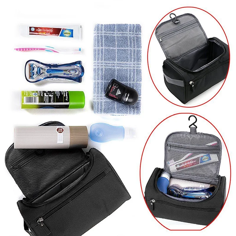 organizador pendurado masculino higiene pessoal barbear saco