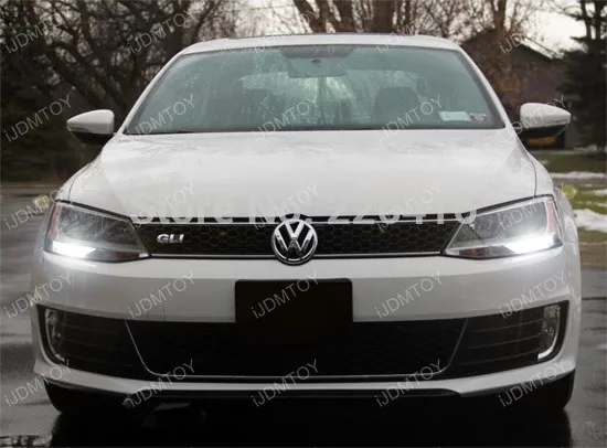 2x1156 P21W светодиодные лампы дневные ходовые огни DRL для VW Jetta MK6 Scirocco Sharan