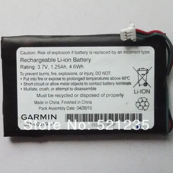 Original Li ion Battery Garmin Nuvi 270 265WT 260 260W 255 255WT 361
