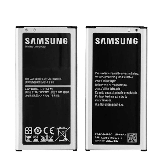100 original 2800mah EB BG900BBC EB BG900BBE NFC Battery for Samsung