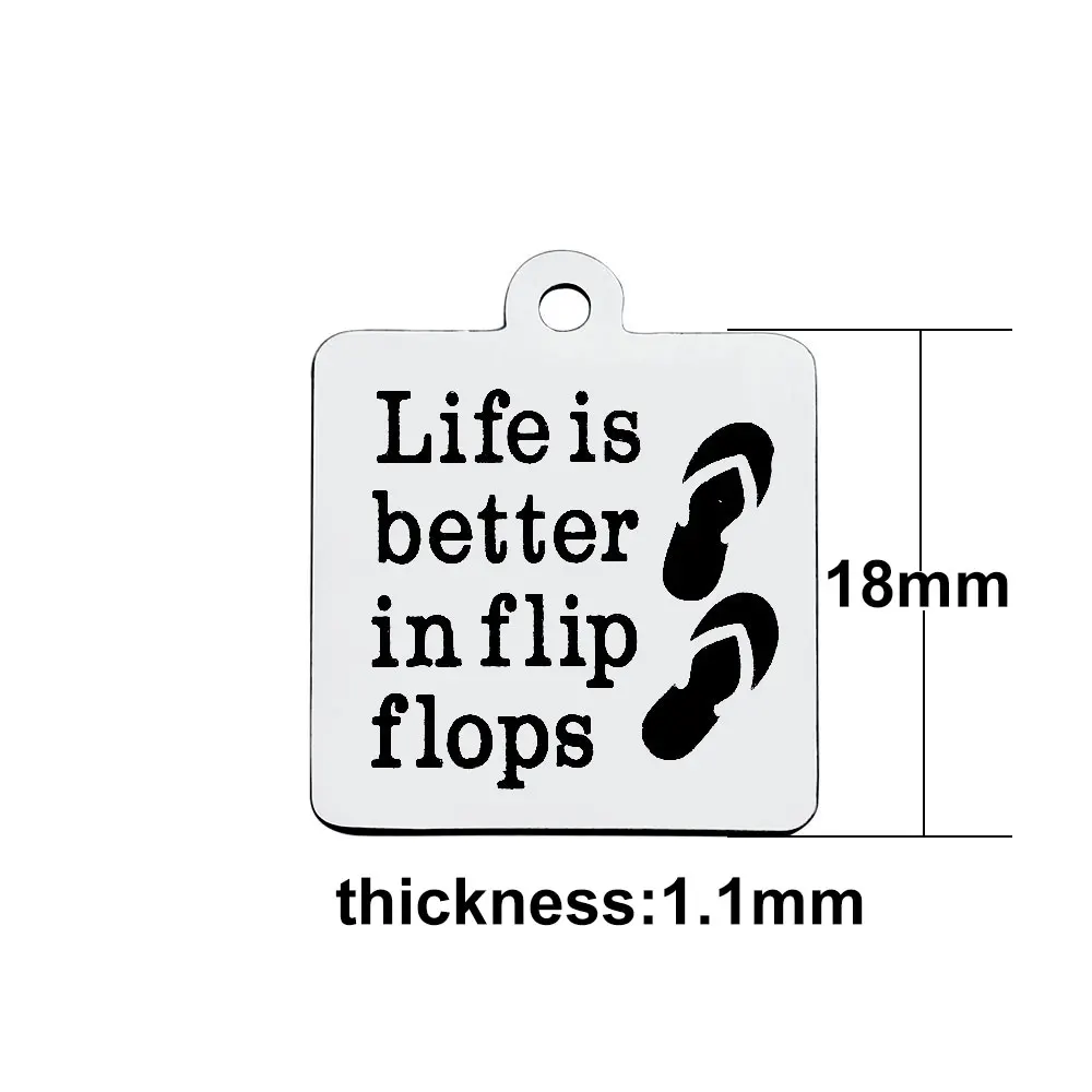 flip flop charms bulk