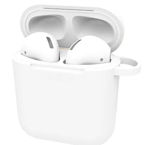 Милый мультяшный силиконовый Bluetooth беспроводной Чехол для наушников для Apple AirPods мягкий чехол для Air pods 2 Funda Прекрасные наушники коробка - Цвет: Clear