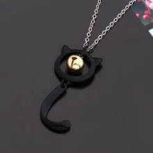 Black Cats With Bell Necklace