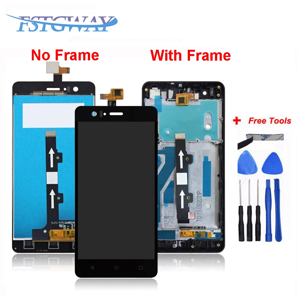 

For BQ Aquaris M5 LCD Screen With Touch Screen Display For BQ M5 Digitzer Assembly With Frame +Tools