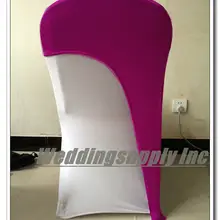 100 Fuschia Цвет свадебные кресло створки спандекс