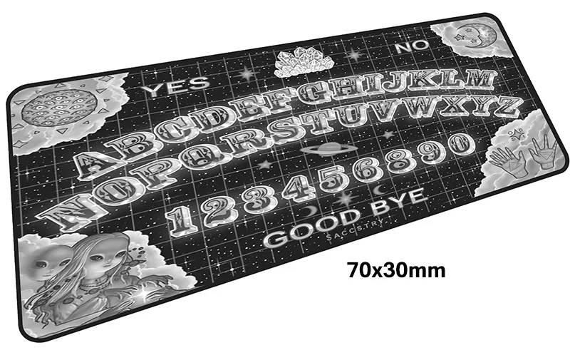 Ouija доска коврик для мыши геймер 700x300 мм notbook коврик для мыши большой игровой коврик для мыши большой подарок на Хэллоуин коврик для мыши стол для компьютера padmouse