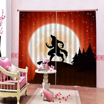 

Luxury Blackout 3D Window Curtains For Living Room Bedroom moonlight curtains Blackout curtain