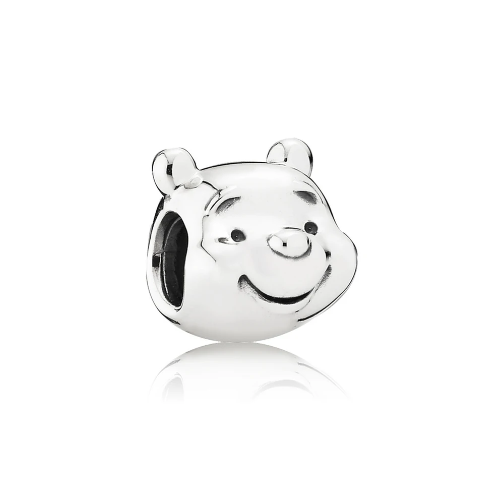 

Authentic 925 Silver Winnie the Pooh Portrait Charm Bracelet Fit Pandora Charm Bracelet DIY Jewelry Bangles for women