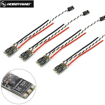 

4pcs/lot Hobbywing XRotor Micro BLHeli-S-Dshot600 30A Brushless ESC 2-4S Support OneShot 125 OneShot42