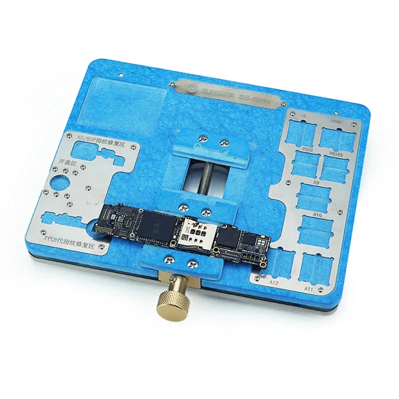 

Universal Phone Motherboard Fixture For A12 A11 A10 A9 A8 CPU PCIE NAND Fingerprint Holder Mainboard Solder Rewrok Platform