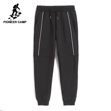 Пионерский лагерь новые yтолщенные спортивные штаны брендовая мужская одежда зимние теплые флисовые повседневные штаны мужские качества хлопковые брюки AWK702322
