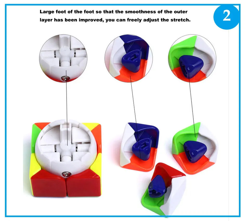 2x2x2 SHAOLIN POPEY магический скоростной Куб Профессиональный Stickerless головоломка твист карманный мини magico Cubo игрушки для детей подарок