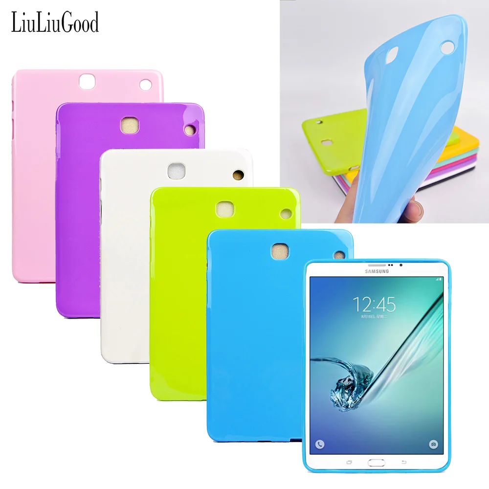 Чехол для Samsung Galaxy Tab S2 8 0 SM T710 715 710 планшет силиконовая гелевая Резина TPU чехол
