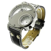 Oulm Marca de Relojes de lujo de Los Hombres de Calidad Superior 9591 del movimiento de Japón Reloj de Cuarzo Militar Del Ejército Relojes Hombre Vestido Relojes hombre