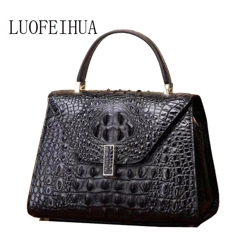 Première Couche purple À Petit Modèle Carré blue Nouveau Crocodile D'épaule Red En Sac De 2019 Messager Cuir black Paquet Main X80xn