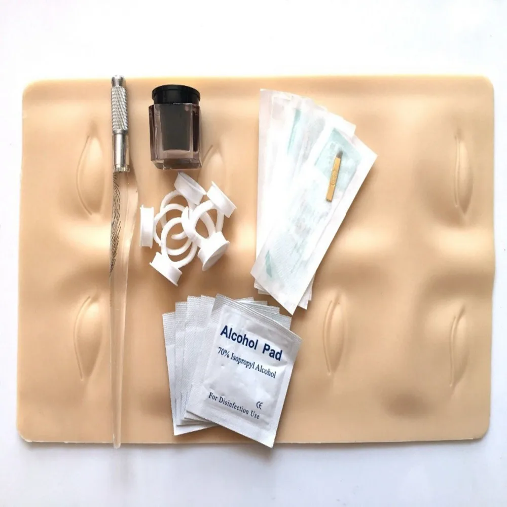 3D Permanent Eyebrow Tattoo Practice Kit/set Microbladings Pen Tattoo Pigment