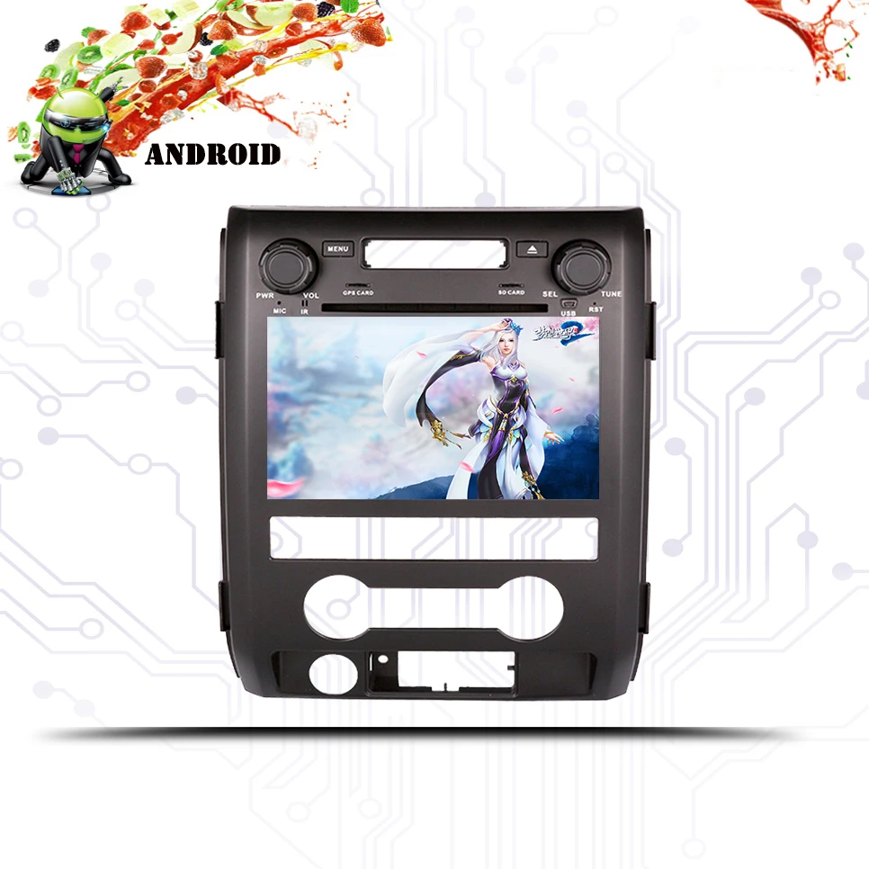 Восьмиядерный Android 9,0 автомобильный dvd-плеер gps навигация в тире стерео радио для Ford F150 2009 2010 2011 2013 2012 Видео Аудио