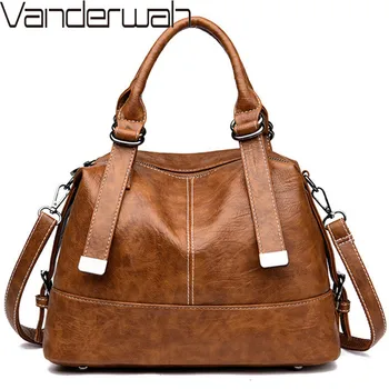 

VANDERWAH Women Messenger Bags Vintage Handbags Women Famous Brands Designer Handbags High Quality Shoulder Bag Female Tote Bag