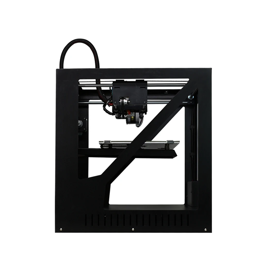 Двойной экструдер 3d технология цветное сопло металлический каркас 3D принтер с