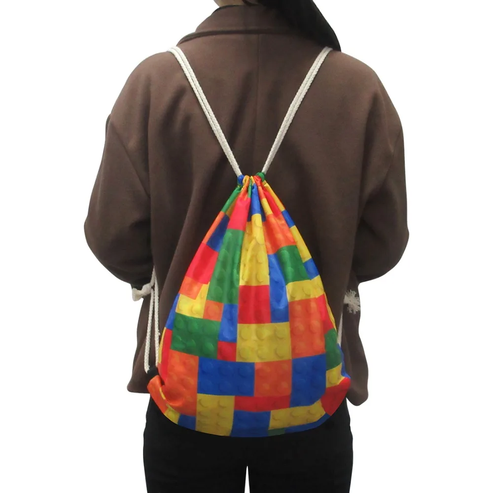 Nopersonality математическая формула печати женский рюкзак на шнурке прочный дорожный рюкзак для хранения черный рюкзак для девочек на плечо Mochila