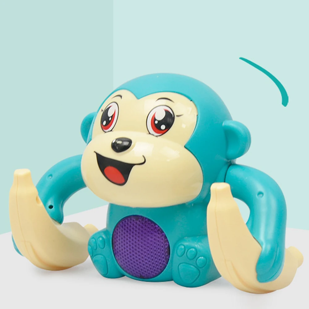 

Fun Kids Toys Electric Rolling Doll Tumble Monkey Toy Voice Control Animal Modern Plastic Cartoon Educational Children Toys Hot